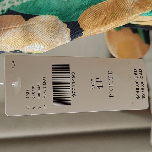 NEW Anthropologie Hutch Alice Fit & Flare Midi Dress Size 4P - Picture 12 of 16